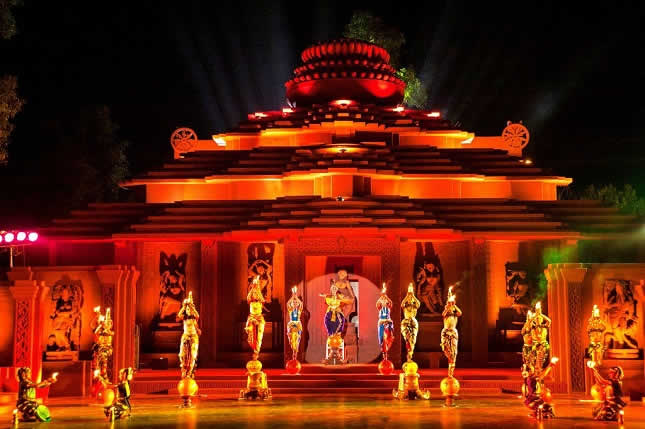 A complete view of Hampi Utsav in Karnataka