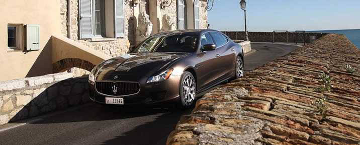 Maserati Quattroporte rental in Europe