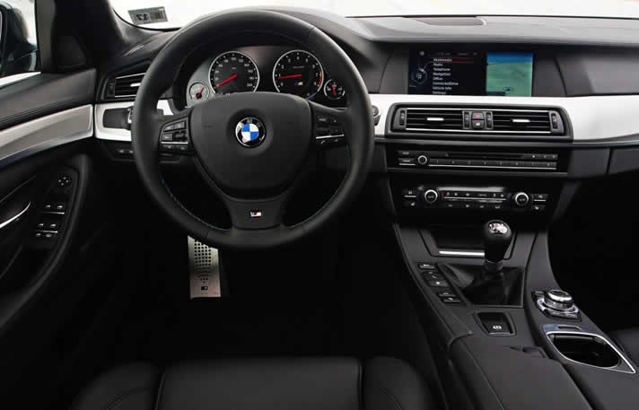 BMW M5 inside