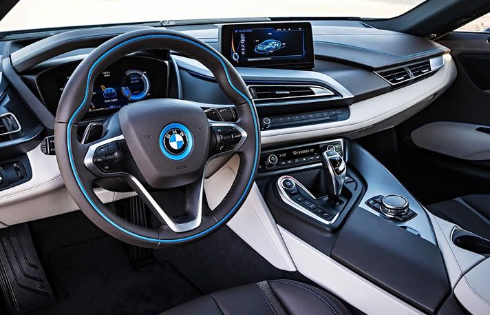 BMWi8 inside