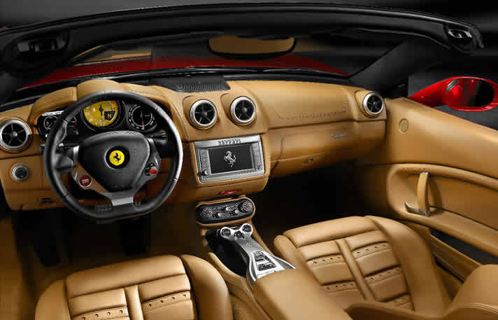 FERRARI CALIFORNIA CABRIOLET inside