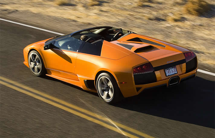 Lamborghini Murcielago LP 640 Roadster hire